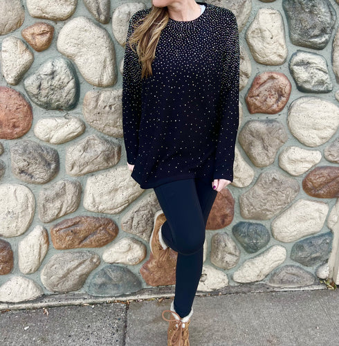Black Sparkly Sweater