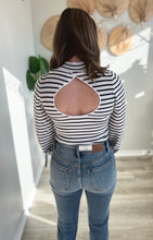 Load image into Gallery viewer, Striped LS Onesie