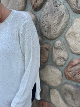Load image into Gallery viewer, White Sparkly Sweater