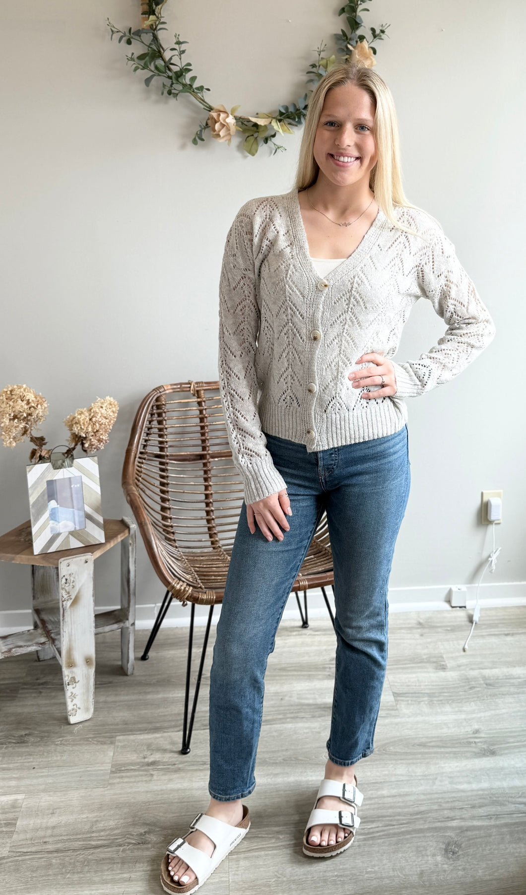 Gray Knit Sweater